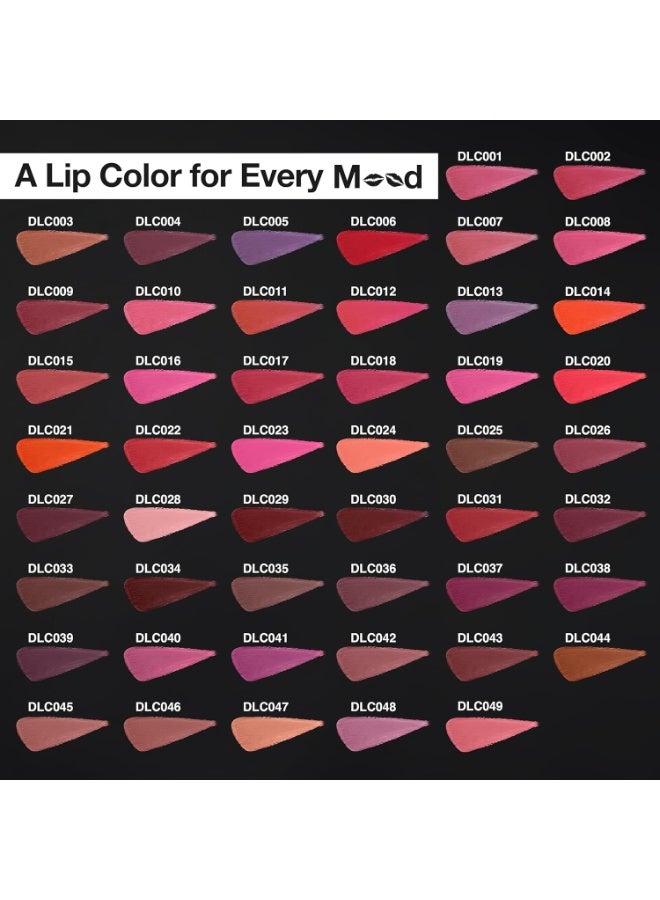 دازلير أحمر شفاه دازلر سريع الجفاف يدوم طويلاً | خفيف الوزن | مطفي للنساء | غني بزبدة الكوكوم 6 غرام (QDLC030 سريع الجفاف) - Image 2